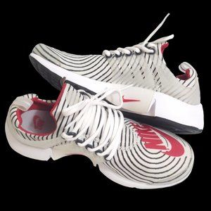 Nike Air Presto CT3550-101 Black/White/University Red Shoes Men's Size 9 USED